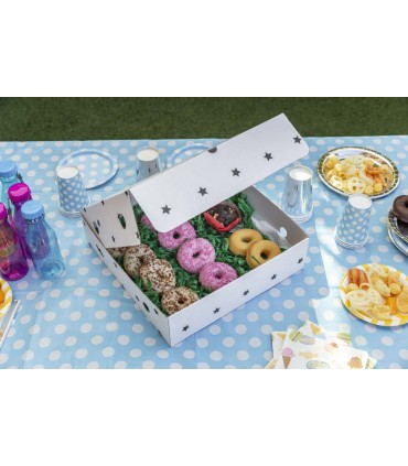 CAJA TARTAS, ROSCÓN NAVIDAD 45X45X10